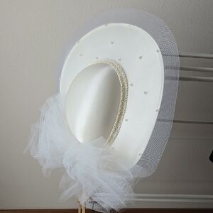 Elegant White Women's Hat